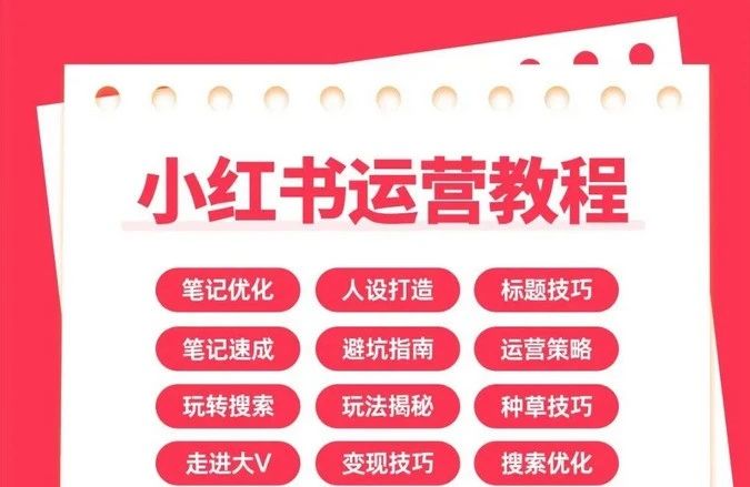 【1069期】价值5880元的小红书运营教程