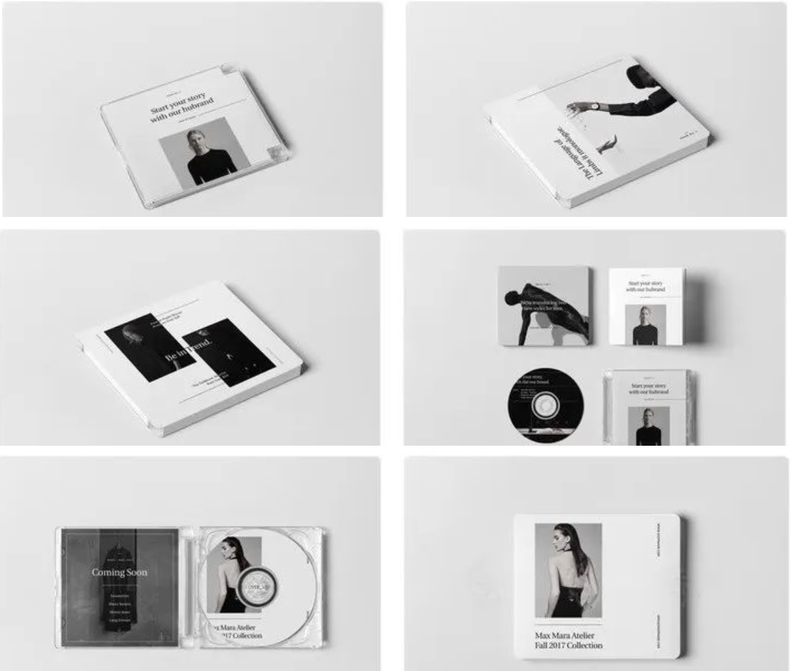 【1140期】21套极简唱片光盘封面样机！！