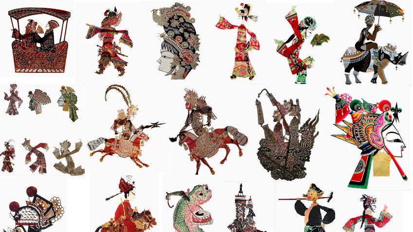 【1172期】全套皮影艺术免抠设计素材来啦！