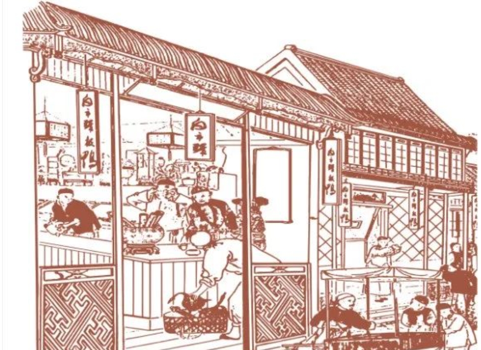 【1207期】快收藏！古代市井街景图设计源文件！